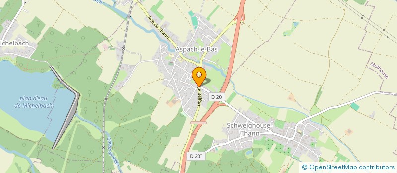 localisation de l'entreprise MONSIEUR JEAN HILPIPRE  ASPACH-LE-BAS