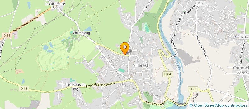 localisation de l'entreprise MONSIEUR JEAN HINDERCHIED  VILLEREST