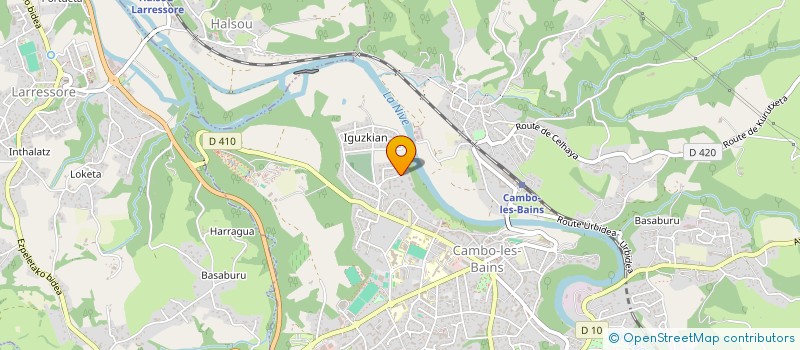 localisation de l'entreprise MONSIEUR JEAN HIRIART  ESPELETTE