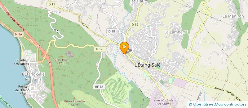 localisation de l'entreprise MONSIEUR JEAN HOARAU à L'ETANG-SALE
