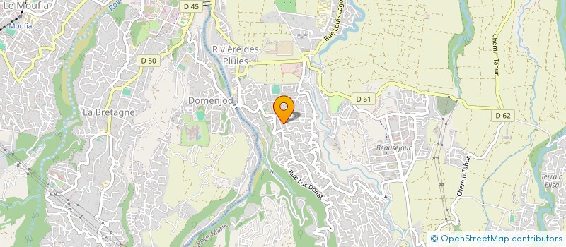 localisation de l'entreprise MONSIEUR JEAN HOARAU  SAINTE-MARIE