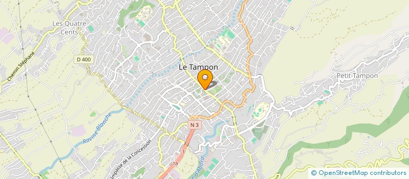 localisation de l'entreprise MONSIEUR JEAN HOARAU à LE TAMPON