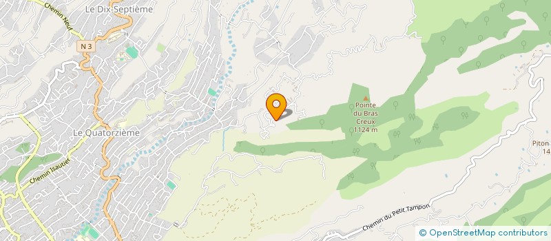 localisation de l'entreprise MONSIEUR JEAN HOARAU  LE TAMPON