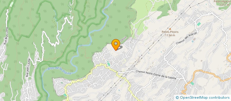 localisation de l'entreprise MONSIEUR JEAN HOARAU  LE TAMPON