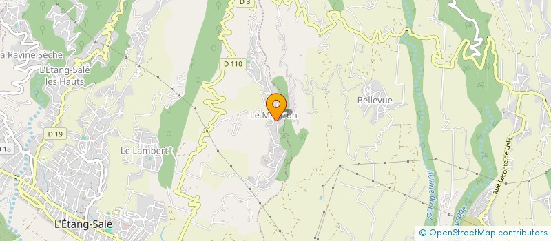 localisation de l'entreprise MONSIEUR JEAN HOARAU  L'ETANG-SALE