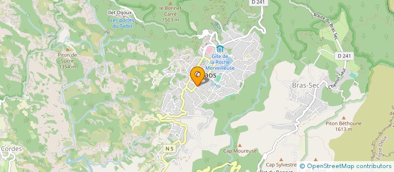 localisation de l'entreprise MONSIEUR JEAN HOARAU à CILAOS