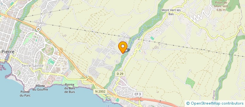 localisation de l'entreprise MONSIEUR JEAN HOARAU  SAINT-PIERRE