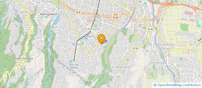 localisation de l'entreprise MONSIEUR JEAN HOARAU à SAINT-DENIS
