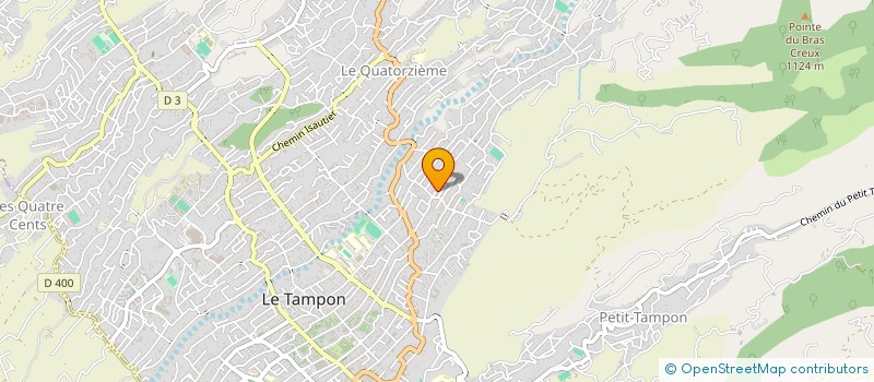 localisation de l'entreprise MONSIEUR JEAN HOAREAU  LE TAMPON