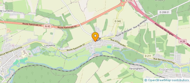 localisation de l'entreprise MONSIEUR JEAN HOCHART  SETQUES