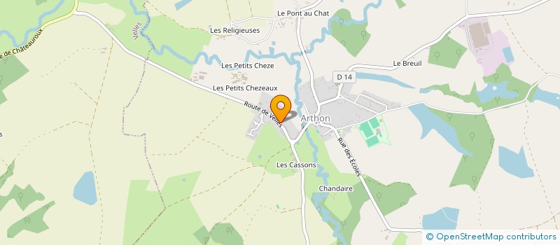 localisation de l'entreprise MONSIEUR JEAN HOCHART à ARTHON