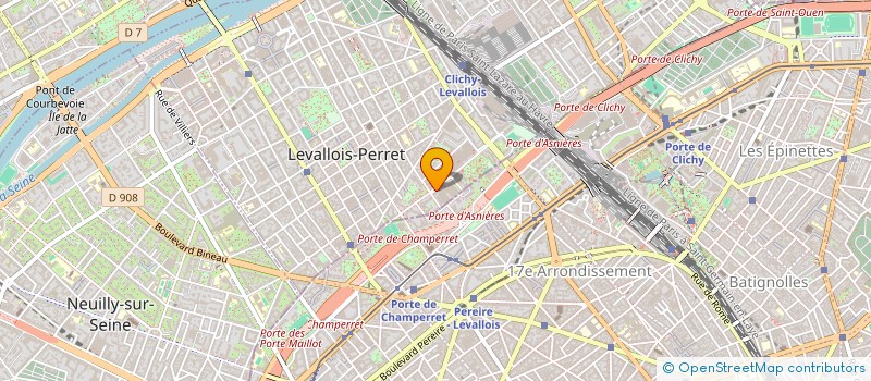 localisation de l'entreprise MONSIEUR JEAN HOGUIN à LEVALLOIS-PERRET