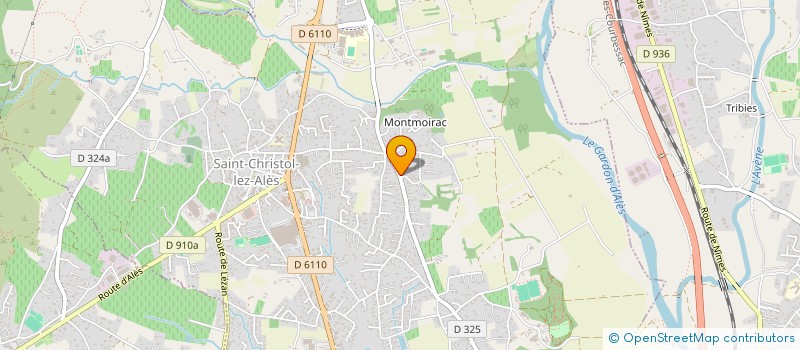 localisation de l'entreprise MONSIEUR JEAN HOLDRINET  SAINT-CHRISTOL-LEZ-ALES