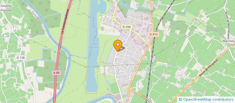 localisation de l'entreprise MONSIEUR JEAN HOLLET à LIBOURNE