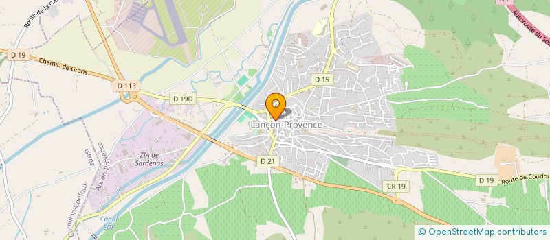 localisation de l'entreprise MONSIEUR JEAN HOLOWKA  LANCON-PROVENCE