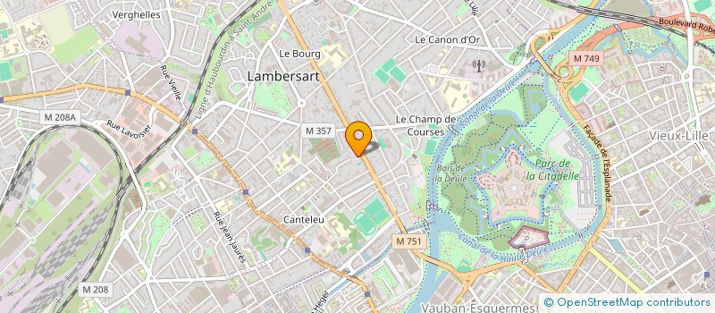 localisation de l'entreprise MONSIEUR JEAN HONOREZ à LAMBERSART