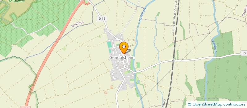 localisation de l'entreprise MONSIEUR JEAN HORN  GUNDOLSHEIM