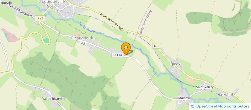 localisation de l'entreprise MONSIEUR JEAN HORN  RICARVILLE-DU-VAL