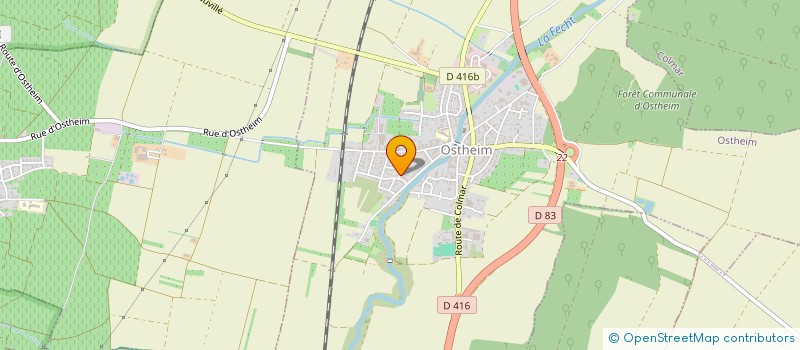 localisation de l'entreprise MONSIEUR JEAN HORNY  OSTHEIM