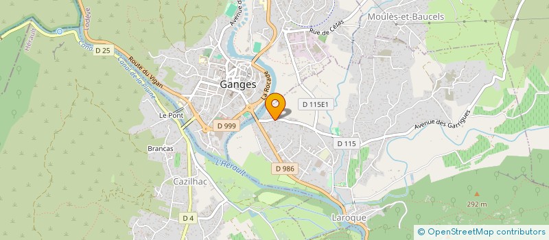 localisation de l'entreprise MONSIEUR JEAN HOUBAUX  LAROQUE