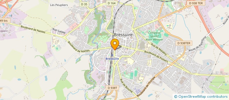 localisation de l'entreprise MONSIEUR JEAN HOUDELOT  BRESSUIRE