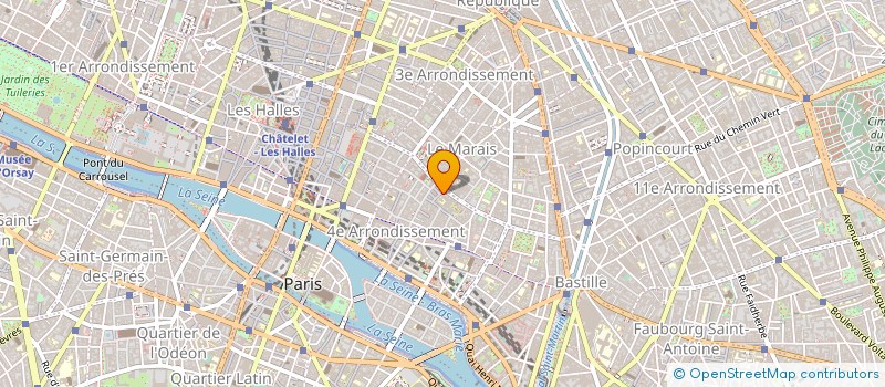 localisation de l'entreprise MONSIEUR JEAN HOUDIN  PARIS 04