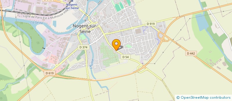 localisation de l'entreprise MONSIEUR JEAN HOUDRE  NOGENT-SUR-SEINE