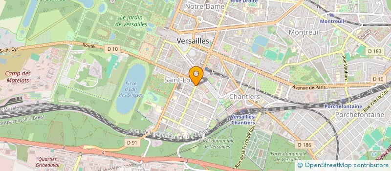 localisation de l'entreprise MONSIEUR JEAN HOUEL à VERSAILLES