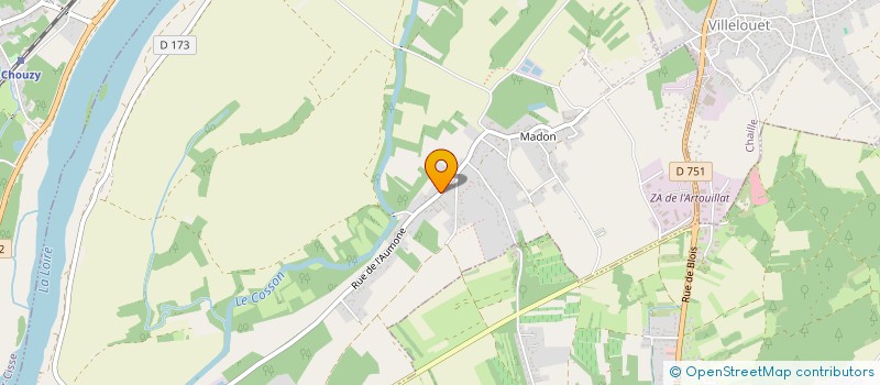 localisation de l'entreprise MONSIEUR JEAN HOUSSET  LE CONTROIS-EN-SOLOGNE