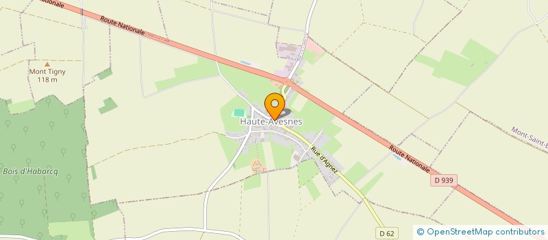 localisation de l'entreprise MONSIEUR JEAN HOYEZ  HAUTE-AVESNES