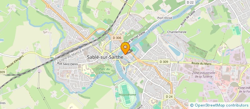 localisation de l'entreprise MONSIEUR JEAN HUAR  SABLE-SUR-SARTHE