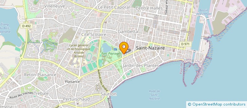 localisation de l'entreprise MONSIEUR JEAN HUBERT à SAINT-NAZAIRE