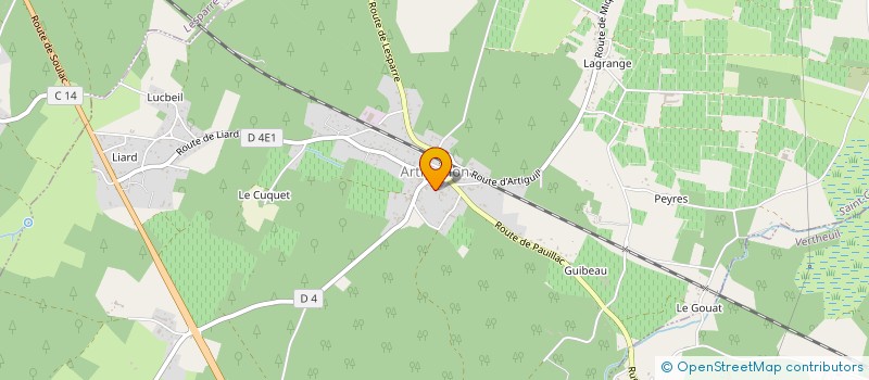 localisation de l'entreprise MONSIEUR JEAN-HUBERT COYCO  SAINT-GERMAIN-D'ESTEUIL