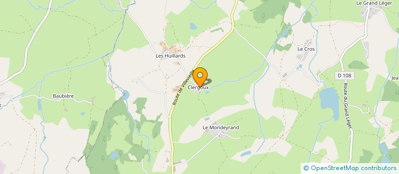 localisation de l'entreprise MONSIEUR JEAN HUBERT LABASSE  MIREMONT