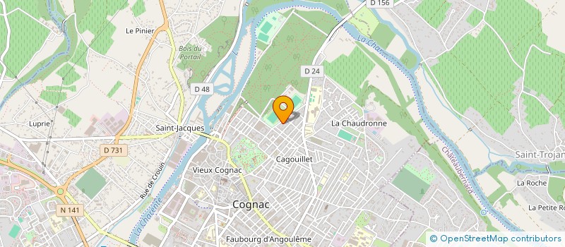 localisation de l'entreprise MONSIEUR JEAN HUBERT LELIEVRE à COGNAC