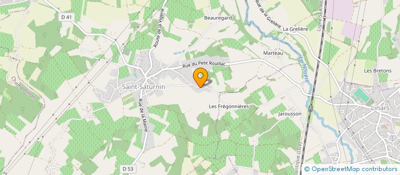 localisation de l'entreprise MONSIEUR JEAN HUBERT LOUIS à SAINT-SATURNIN