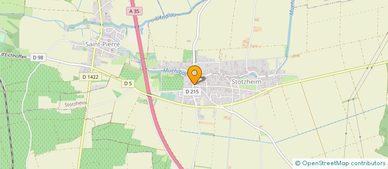 localisation de l'entreprise MONSIEUR JEAN HUCHELMANN  STOTZHEIM