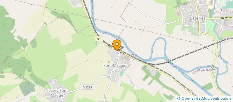 localisation de l'entreprise MONSIEUR JEAN HUCORNE  NOYERS-PONT-MAUGIS