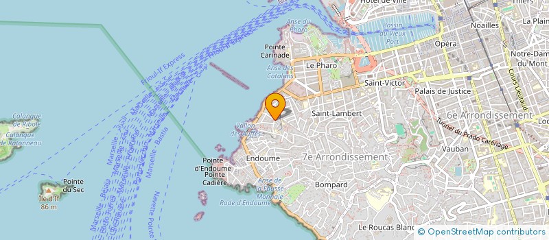 localisation de l'entreprise MONSIEUR JEAN HUEBER à MARSEILLE
