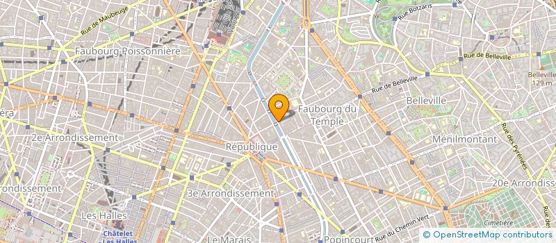 localisation de l'entreprise MONSIEUR JEAN HUEGES  PARIS