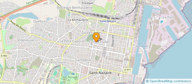 localisation de l'entreprise MONSIEUR JEAN HUET à SAINT-NAZAIRE