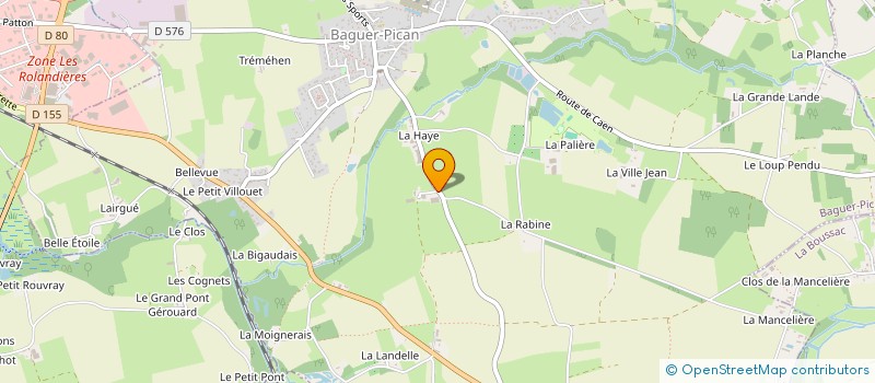 localisation de l'entreprise MONSIEUR JEAN HUET  BAGUER-PICAN