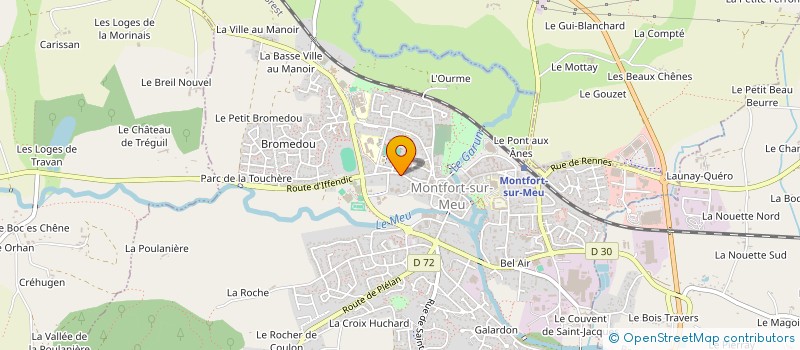 localisation de l'entreprise MONSIEUR JEAN HUET à MONTFORT-SUR-MEU