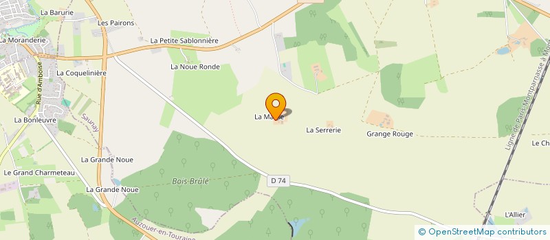 localisation de l'entreprise MONSIEUR JEAN HUET  SAUNAY