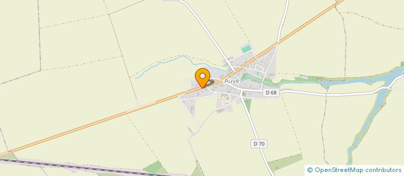 localisation de l'entreprise MONSIEUR JEAN HUET  AUVE