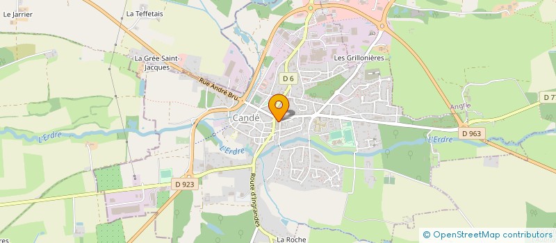 localisation de l'entreprise MONSIEUR JEAN HUET  VAL D'ERDRE-AUXENCE