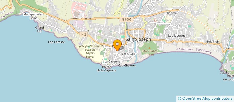 localisation de l'entreprise MONSIEUR JEAN HUET  SAINT-JOSEPH