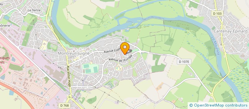 localisation de l'entreprise MONSIEUR JEAN HUEZ à MONTREUIL JUIGNE