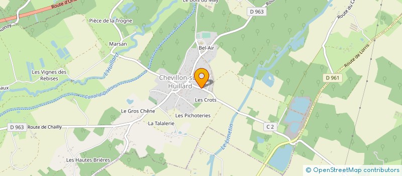 localisation de l'entreprise MONSIEUR JEAN-HUGO ROUX à CHEVILLON-SUR-HUILLARD
