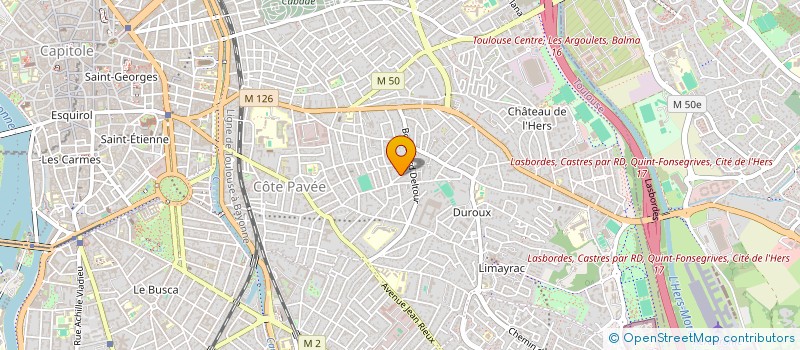 localisation de l'entreprise MONSIEUR JEAN HUGOUNENQ  TOULOUSE